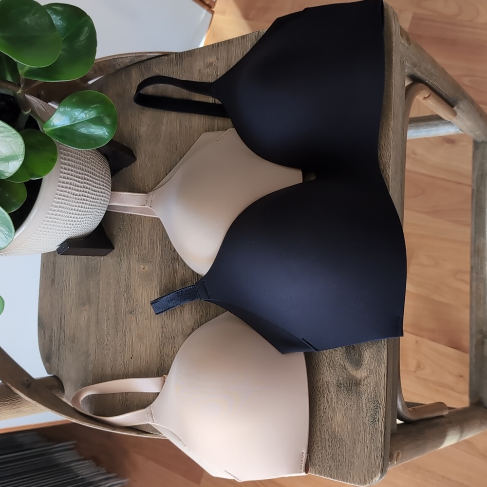 KNIX WingWoman Contour Bra Set Black Beige Size 4
